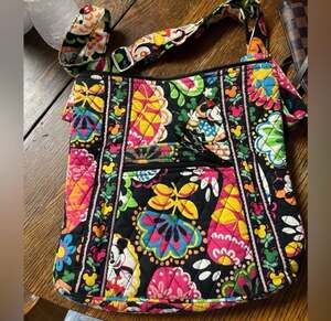 Vera Bradley Floral Disney Crossbody Bag. Authentic Disney Parks